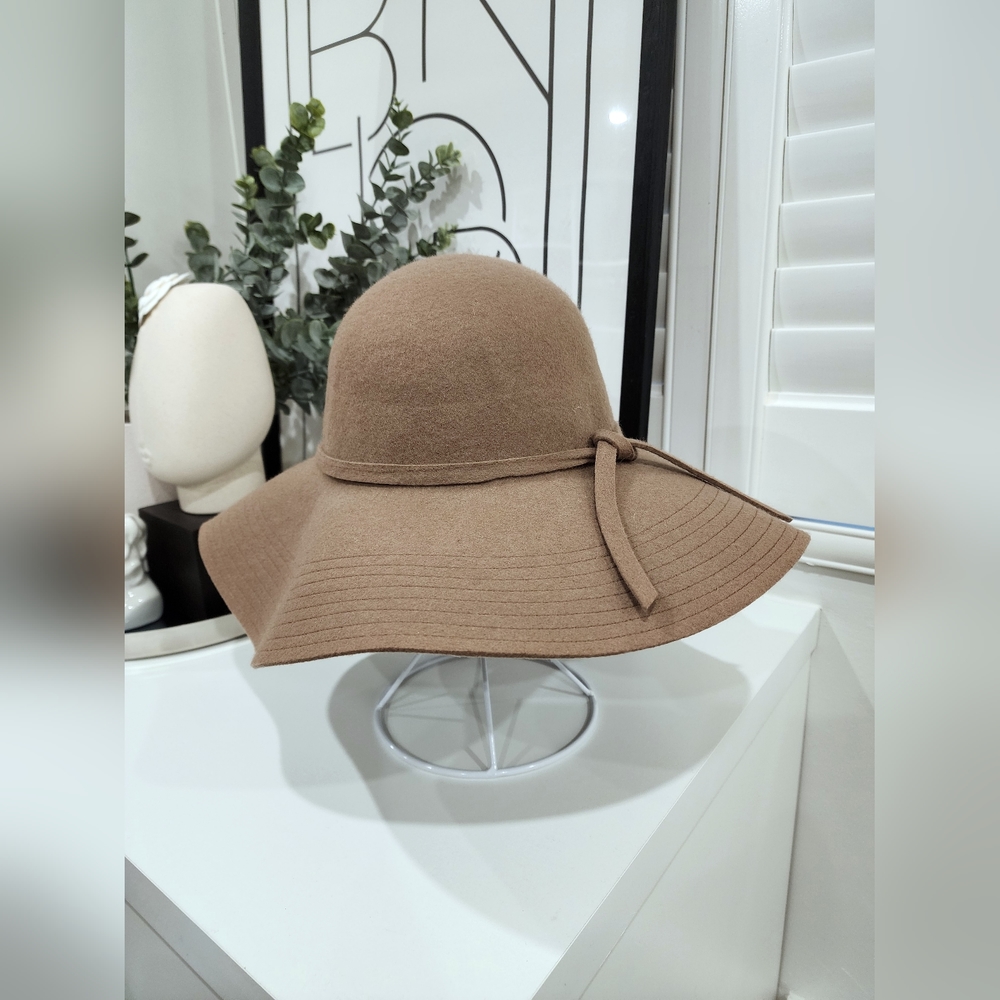 NEW Wool Blend Wide Brim Floppy Hat